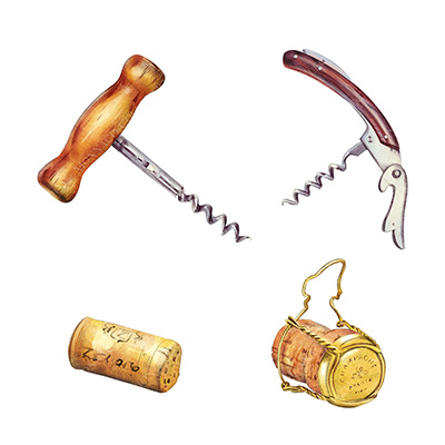 Aperitivo – Corks and Wine Bottle Openers